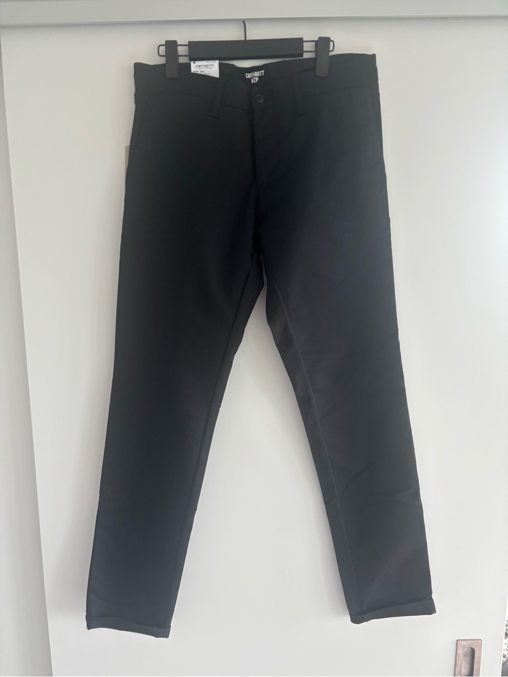 NWT Men’s Carhartt WIP Black Slim Straight Sid Pants
